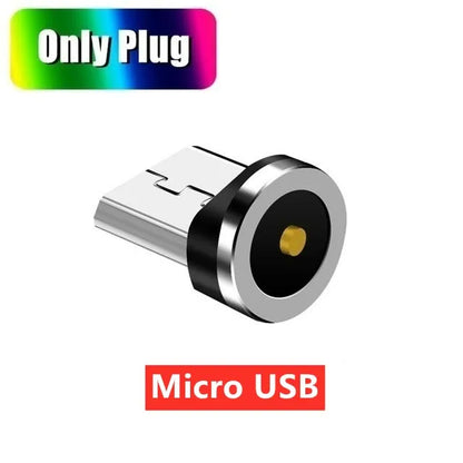 Magnetic Cable Plug Type C Micro USB C Plugs Fast Charging Adapter Phone Micro Usb Type-C Magnet Charger Plug For iphone Plugs