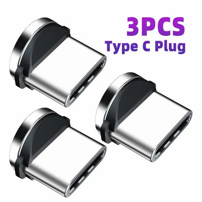 Magnetic Cable Plug Type C Micro USB C Plugs Fast Charging Adapter Phone Micro Usb Type-C Magnet Charger Plug For iphone Plugs