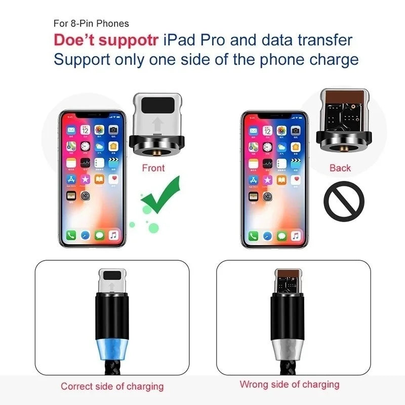 Magnetic Cable Plug Type C Micro USB C Plugs Fast Charging Adapter Phone Micro Usb Type-C Magnet Charger Plug For iphone Plugs