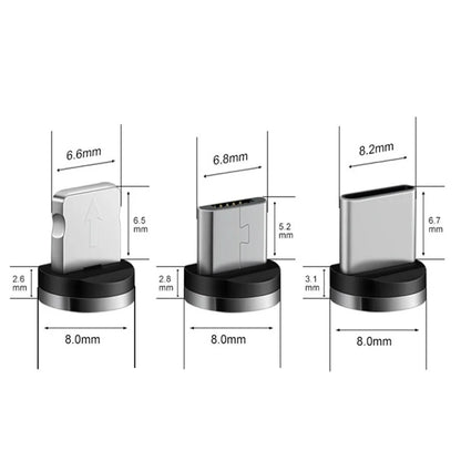 Magnetic Cable Plug Type C Micro USB C Plugs Fast Charging Adapter Phone Micro Usb Type-C Magnet Charger Plug For iphone Plugs