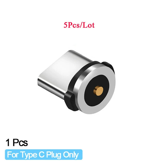 Magnetic Cable Plug Type C Micro USB C Plugs Fast Charging Adapter Phone Micro Usb Type-C Magnet Charger Plug For iphone Plugs
