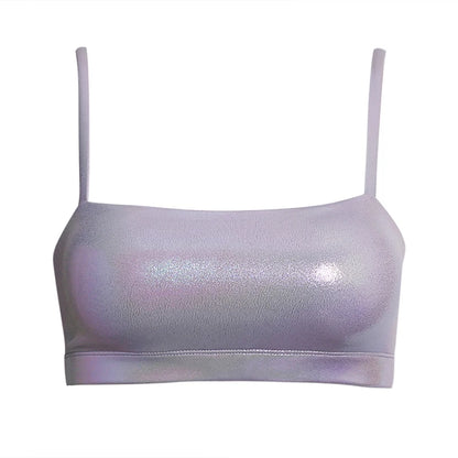 Tiktokleggings Women Shiny Sport Leggings High Rise Stretchy  Gym Wears Compressive Breathable Push Up Iridescent Activewears