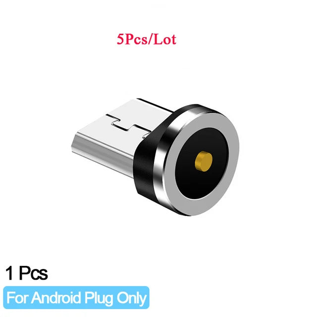Magnetic Cable Plug Type C Micro USB C Plugs Fast Charging Adapter Phone Micro Usb Type-C Magnet Charger Plug For iphone Plugs