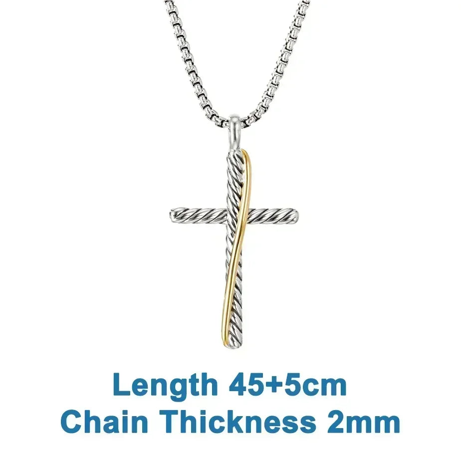 2024 Full Set Cross DY Women's Necklace