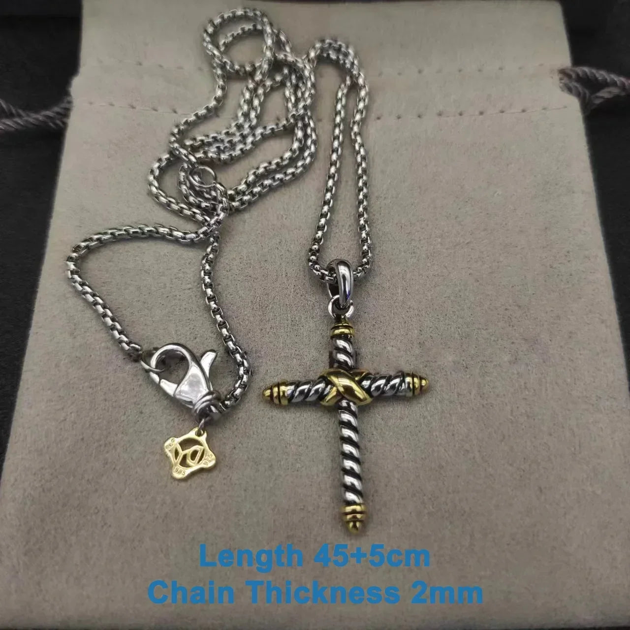 The S925 Silver DY Necklaces Are The First Choice for Vintage Punk Gifts