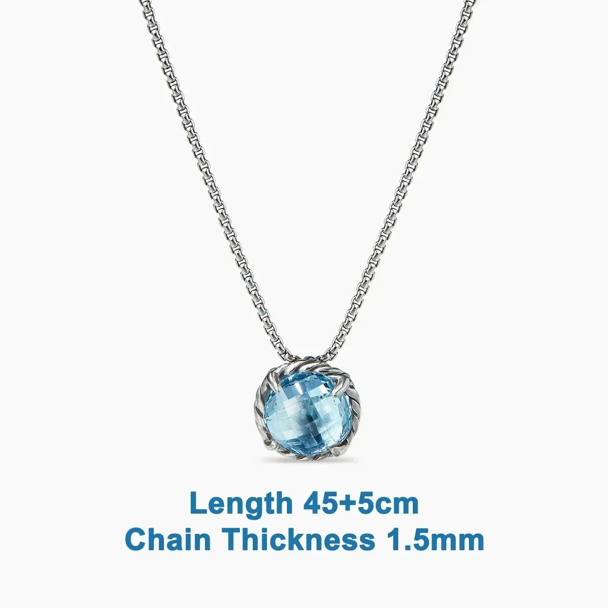 s925 All DY Stone Necklace With diamonds for Women 2025 All DY Stone Necklace With diamonds for Women