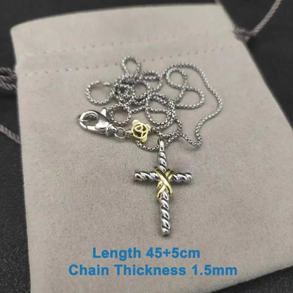 2024 Full Set Cross DY Women's Necklace