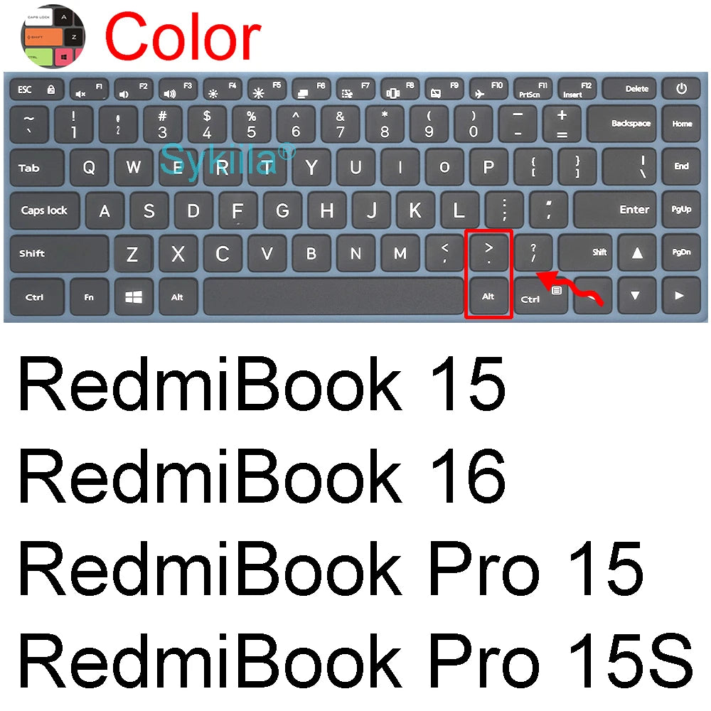 Keyboard Cover for Redmi RedmiBook Air 13 Pro 14 II Pro 15 16 G Gaming Laptop Protector Skin Case Silicone Notebook Accessory
