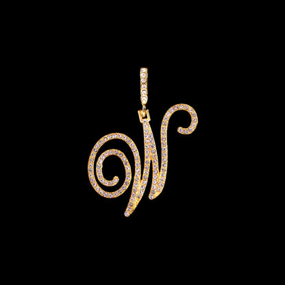 Stainless Steel Rope Chain with CZ Letter Necklace for Women Personalized Initial Pendant Necklaces Fashion Jewelry Gift