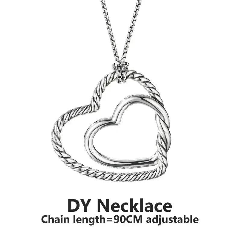 The S925 Silver DY Necklaces Are The First Choice for Vintage Punk Gifts