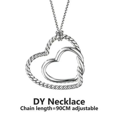 The S925 Silver DY Necklaces Are The First Choice for Vintage Punk Gifts