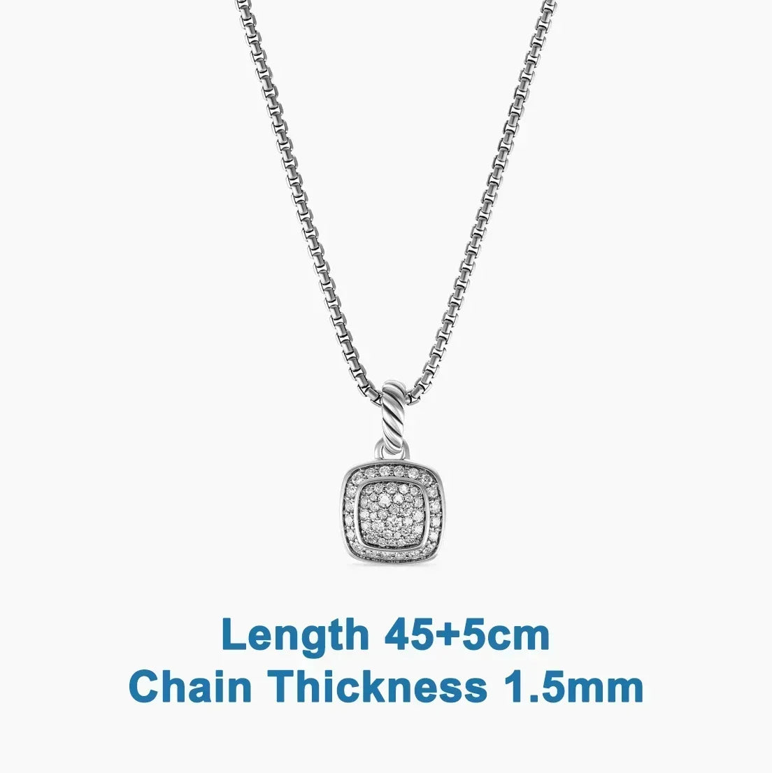 s925 All DY Stone Necklace With diamonds for Women 2025 All DY Stone Necklace With diamonds for Women
