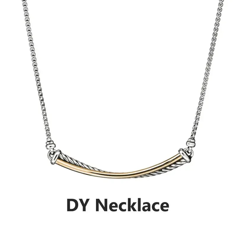 The S925 Silver DY Necklaces Are The First Choice for Vintage Punk Gifts