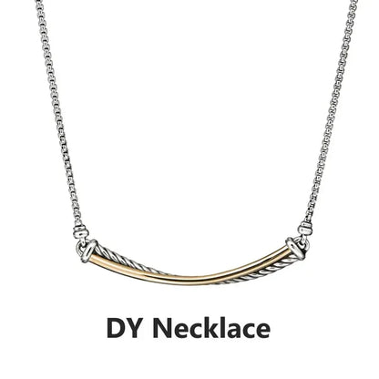 The S925 Silver DY Necklaces Are The First Choice for Vintage Punk Gifts