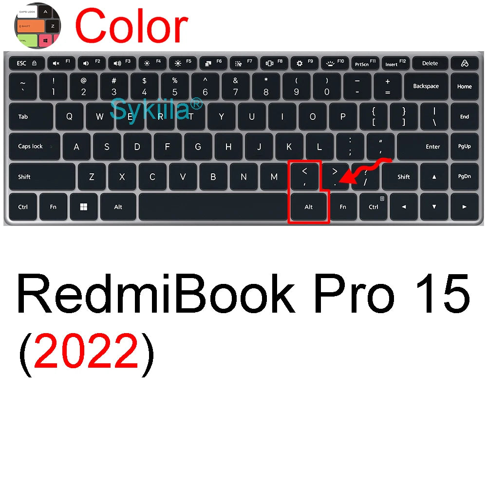 Keyboard Cover for Redmi RedmiBook Air 13 Pro 14 II Pro 15 16 G Gaming Laptop Protector Skin Case Silicone Notebook Accessory
