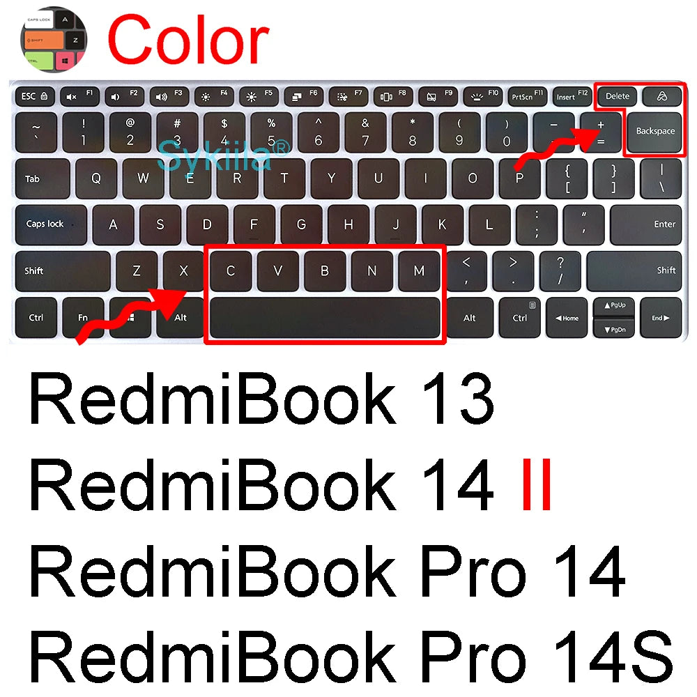 Keyboard Cover for Redmi RedmiBook Air 13 Pro 14 II Pro 15 16 G Gaming Laptop Protector Skin Case Silicone Notebook Accessory