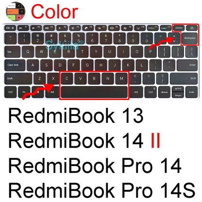 Keyboard Cover for Redmi RedmiBook Air 13 Pro 14 II Pro 15 16 G Gaming Laptop Protector Skin Case Silicone Notebook Accessory