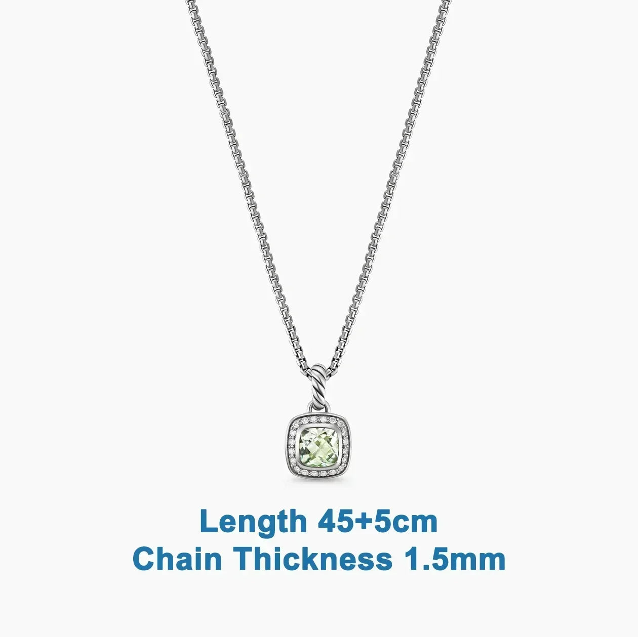 s925 All DY Stone Necklace With diamonds for Women 2025 All DY Stone Necklace With diamonds for Women