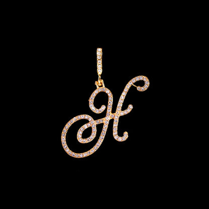 Stainless Steel Rope Chain with CZ Letter Necklace for Women Personalized Initial Pendant Necklaces Fashion Jewelry Gift