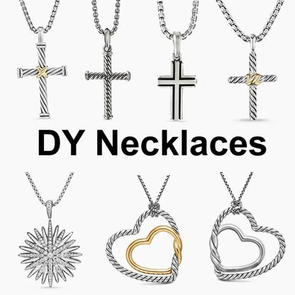 2024 Full Set Cross DY Women's Necklace
