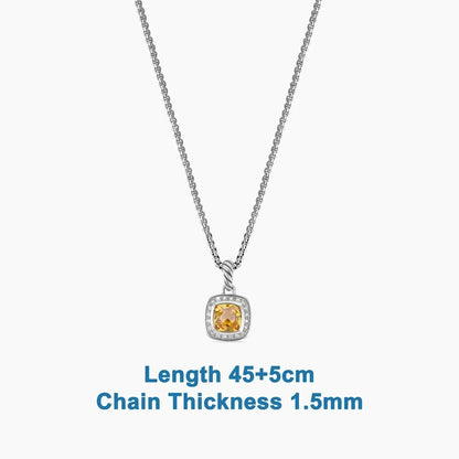 s925 All DY Stone Necklace With diamonds for Women 2025 All DY Stone Necklace With diamonds for Women