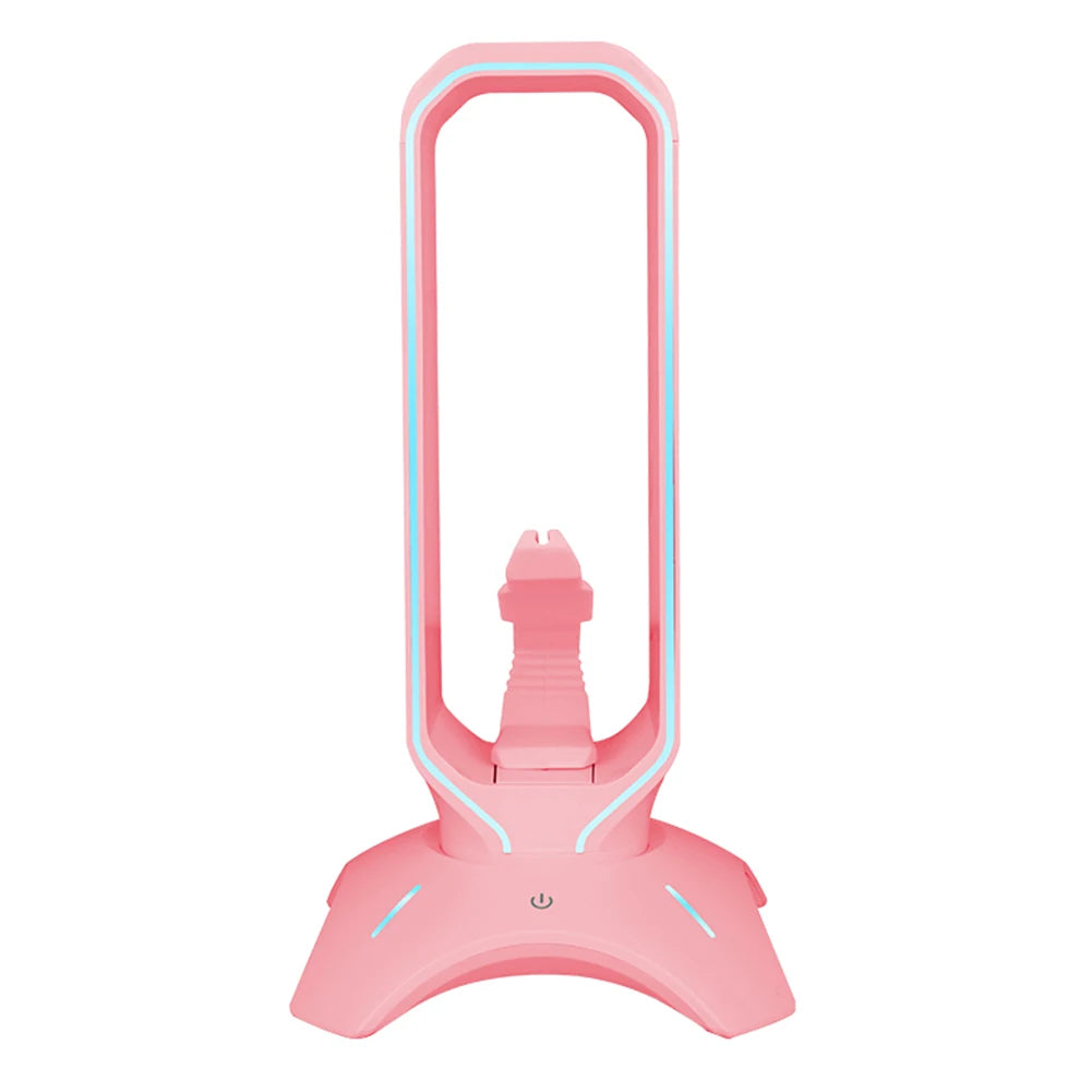 Multifunctional RGB Gaming Headphone Stand RGB Gaming Headphone Stand Computer Headset Stand Holder For Gamers Gaming Earphone