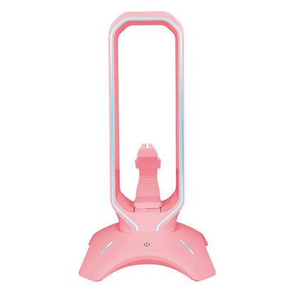 Multifunctional RGB Gaming Headphone Stand RGB Gaming Headphone Stand Computer Headset Stand Holder For Gamers Gaming Earphone