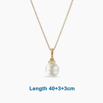 s925 All DY Stone Necklace With diamonds for Women 2025 All DY Stone Necklace With diamonds for Women