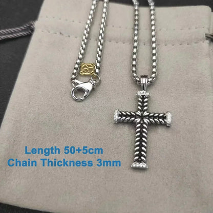 2024 Full Set Cross DY Women's Necklace