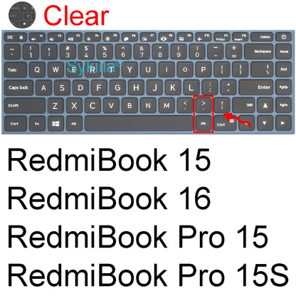 Keyboard Cover for Redmi RedmiBook Air 13 Pro 14 II Pro 15 16 G Gaming Laptop Protector Skin Case Silicone Notebook Accessory
