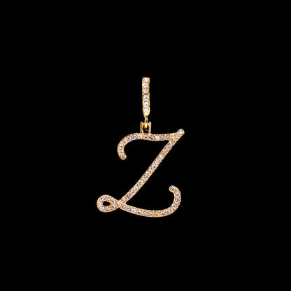 Stainless Steel Rope Chain with CZ Letter Necklace for Women Personalized Initial Pendant Necklaces Fashion Jewelry Gift