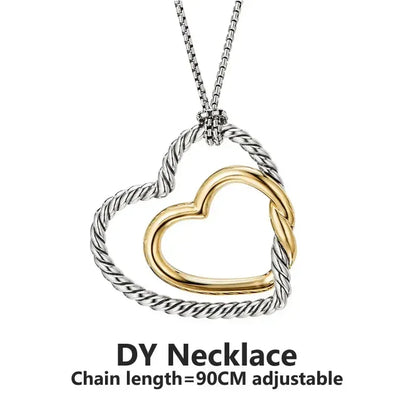 The S925 Silver DY Necklaces Are The First Choice for Vintage Punk Gifts