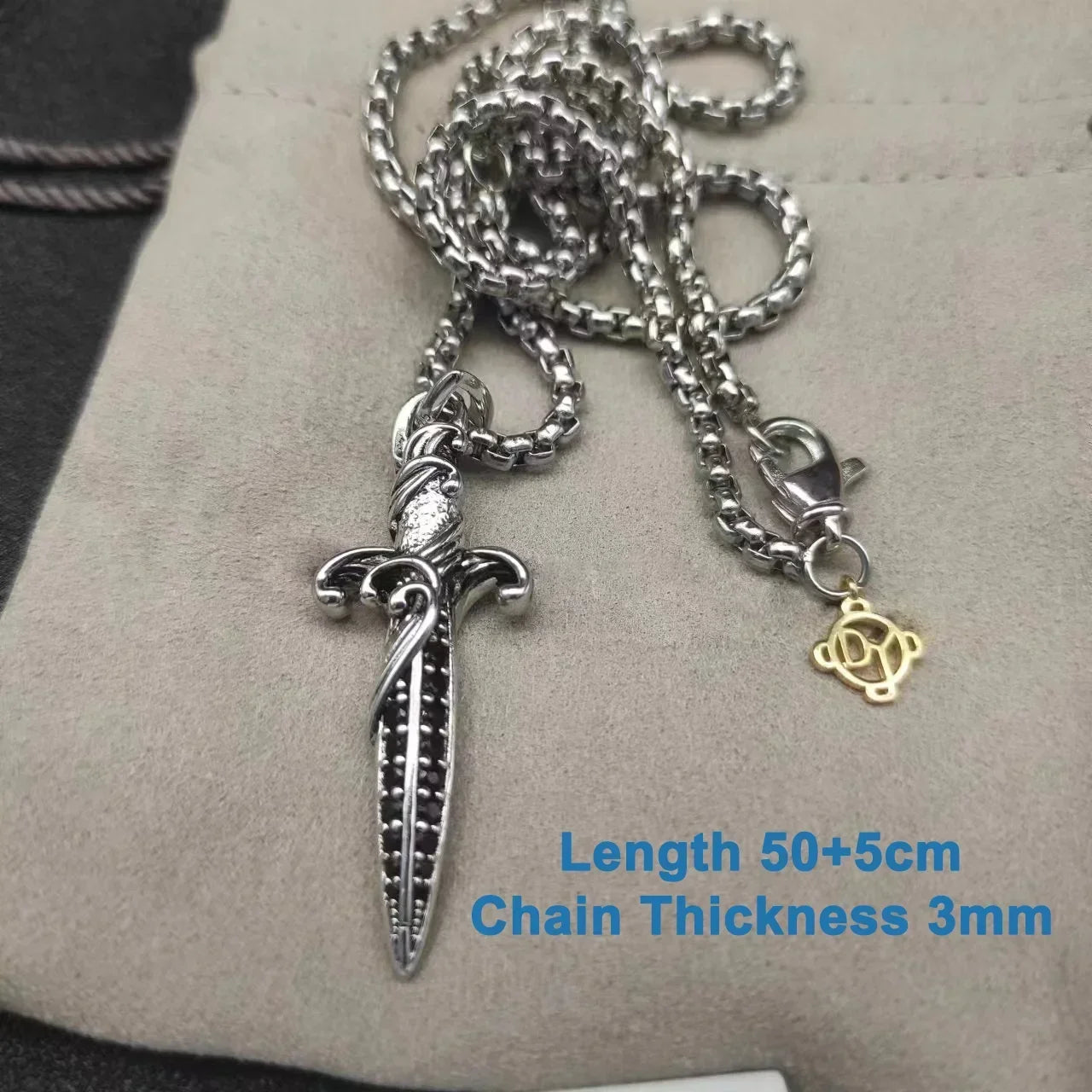 The S925 Silver DY Necklaces Are The First Choice for Vintage Punk Gifts