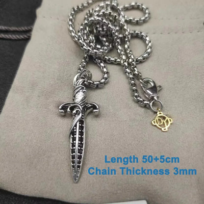 The S925 Silver DY Necklaces Are The First Choice for Vintage Punk Gifts