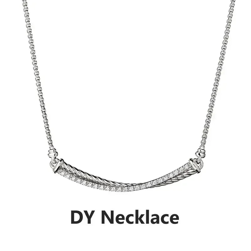The S925 Silver DY Necklaces Are The First Choice for Vintage Punk Gifts