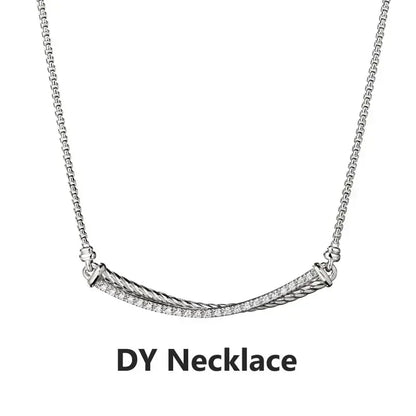 The S925 Silver DY Necklaces Are The First Choice for Vintage Punk Gifts