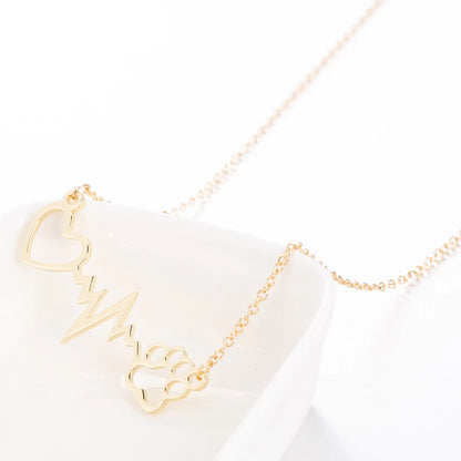 Stainless Steel Heart Pendant Choker Necklace For Women Birthday Gifts Clavicle Chain Aesthetic Jewelry Wholesale Charms