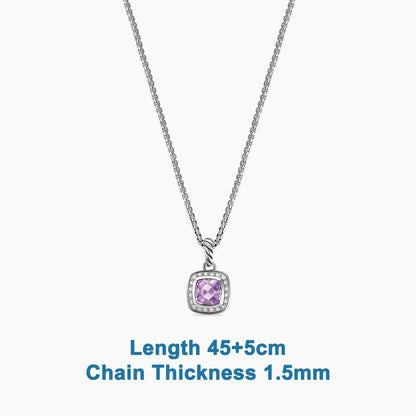s925 All DY Stone Necklace With diamonds for Women 2025 All DY Stone Necklace With diamonds for Women