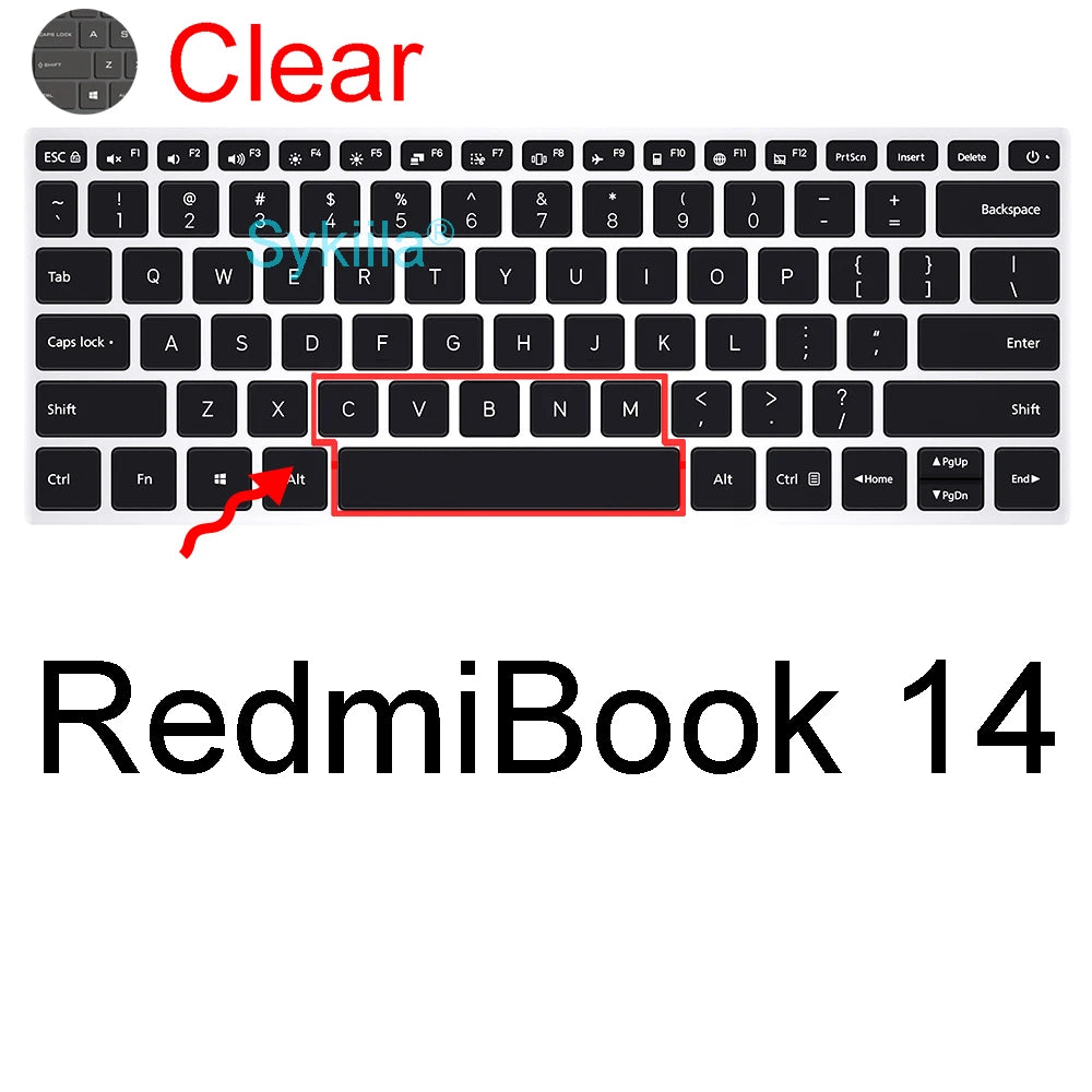 Keyboard Cover for Redmi RedmiBook Air 13 Pro 14 II Pro 15 16 G Gaming Laptop Protector Skin Case Silicone Notebook Accessory