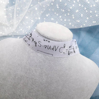 Choker Necklace For Women Elegant White Lace Velvet Stretch Strip Flower Star Pendant Short Clavicle Necklace Aesthetic Jewelry