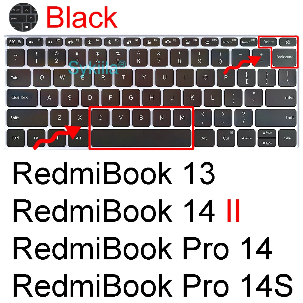 Keyboard Cover for Redmi RedmiBook Air 13 Pro 14 II Pro 15 16 G Gaming Laptop Protector Skin Case Silicone Notebook Accessory