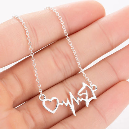 Stainless Steel Heart Pendant Choker Necklace For Women Birthday Gifts Clavicle Chain Aesthetic Jewelry Wholesale Charms