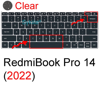 Keyboard Cover for Redmi RedmiBook Air 13 Pro 14 II Pro 15 16 G Gaming Laptop Protector Skin Case Silicone Notebook Accessory