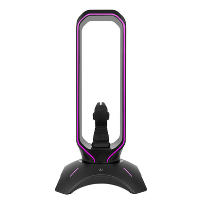 Multifunctional RGB Gaming Headphone Stand RGB Gaming Headphone Stand Computer Headset Stand Holder For Gamers Gaming Earphone