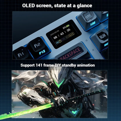 Zidli Fk980 Optical Axis Gaming Mechanical Keyboard 99 Key Pbt Keycap Gaming Keyboard Tablet Laptop Office Gaming Accessories