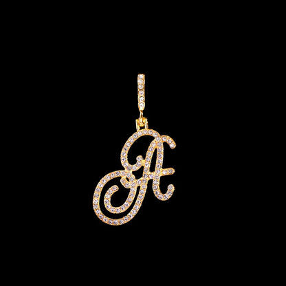Stainless Steel Rope Chain with CZ Letter Necklace for Women Personalized Initial Pendant Necklaces Fashion Jewelry Gift