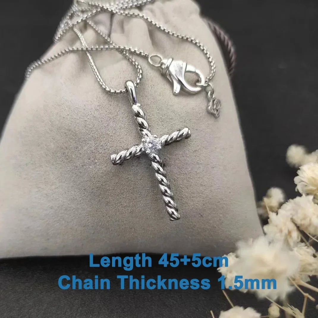 The S925 Silver DY Necklaces Are The First Choice for Vintage Punk Gifts