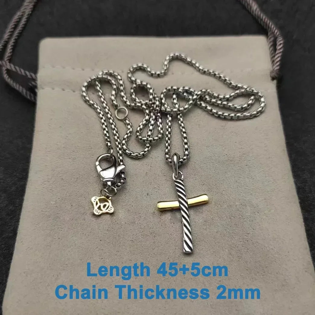 The S925 Silver DY Necklaces Are The First Choice for Vintage Punk Gifts