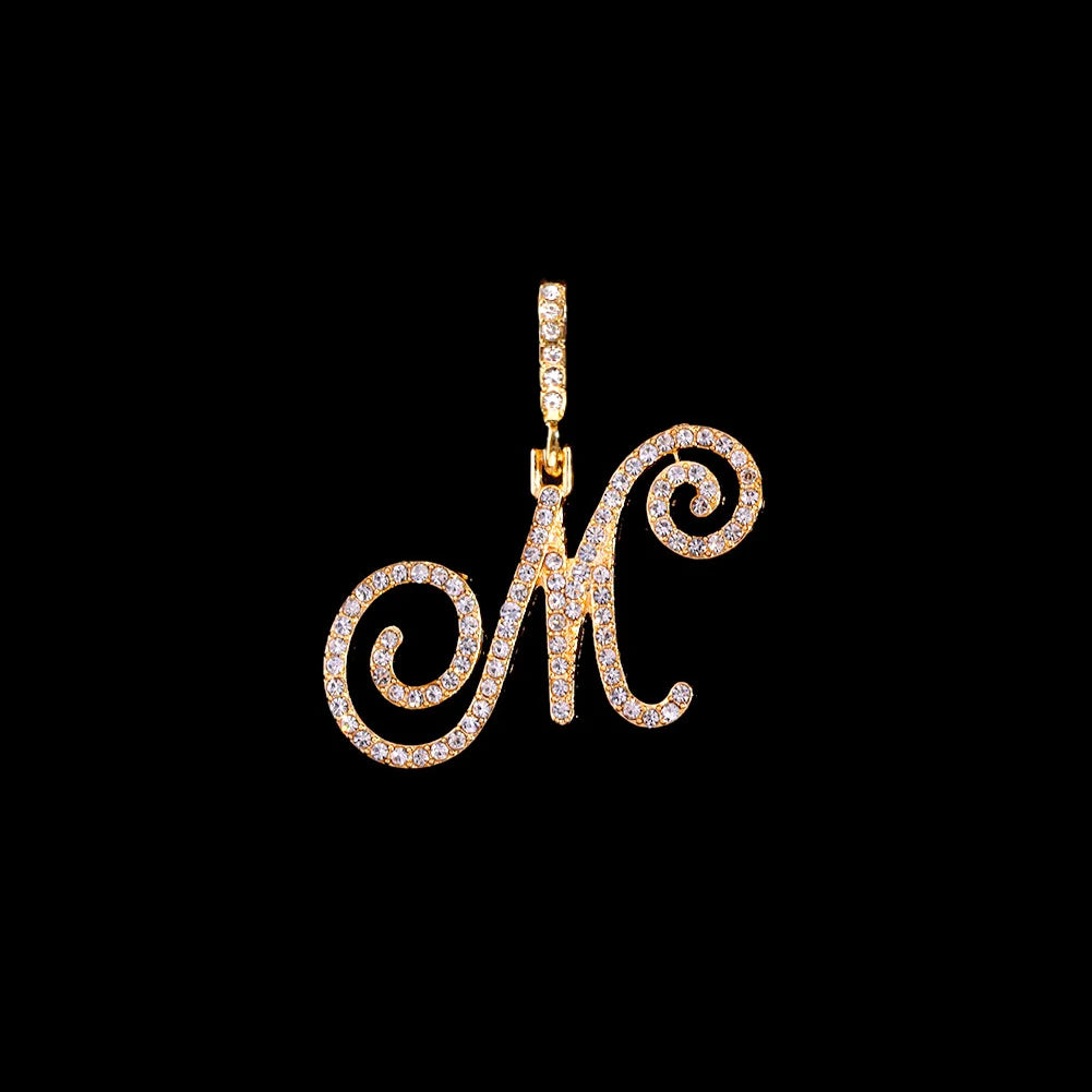 Stainless Steel Rope Chain with CZ Letter Necklace for Women Personalized Initial Pendant Necklaces Fashion Jewelry Gift